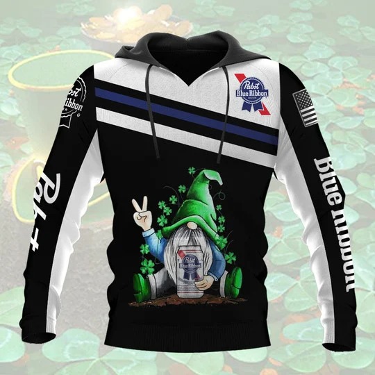 Pabst Blue Ribbon st patrick days 3d hoodie - Dnstyles