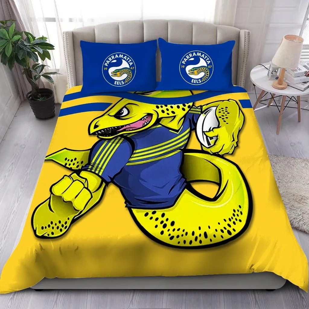 NRL Parramatta Eels Bedding Set - Teasearch3d