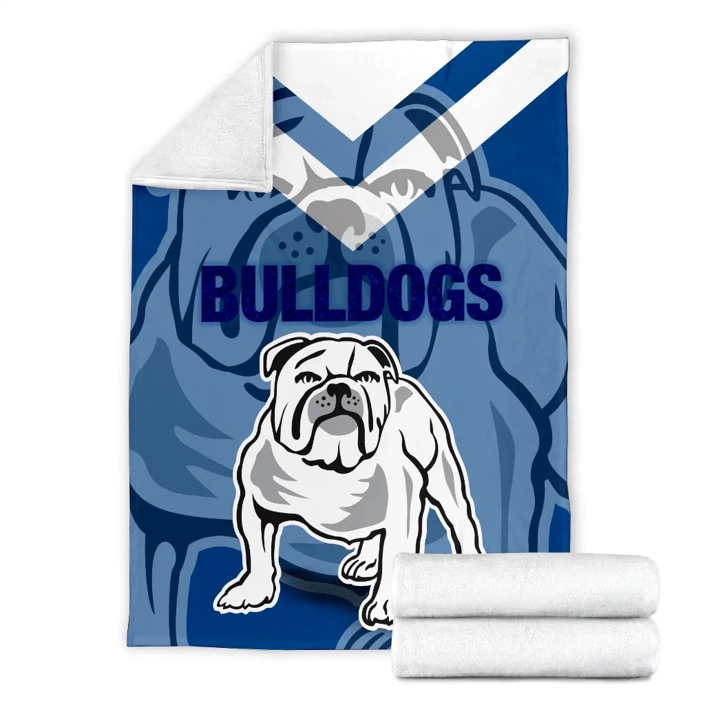 NRL Canterbury-Bankstown Bulldogs Fleece Blanket - Teasearch3d