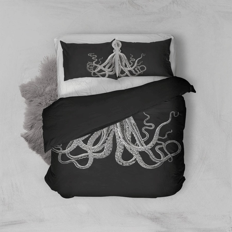 King octopus custom bedding set - Usalast