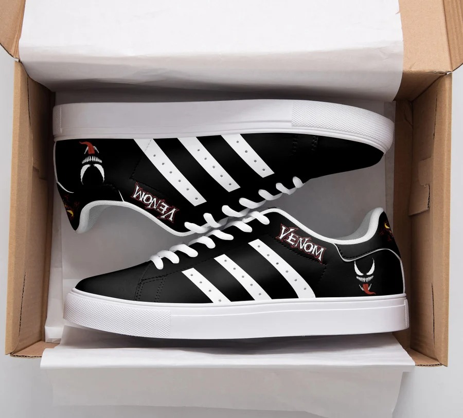 Venom Black Stan Smith Low Top Shoes - Teasearch3d