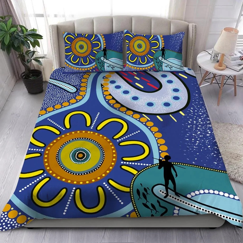 NRL Parramatta Eels Indigenous Bedding Set - Teasearch3d