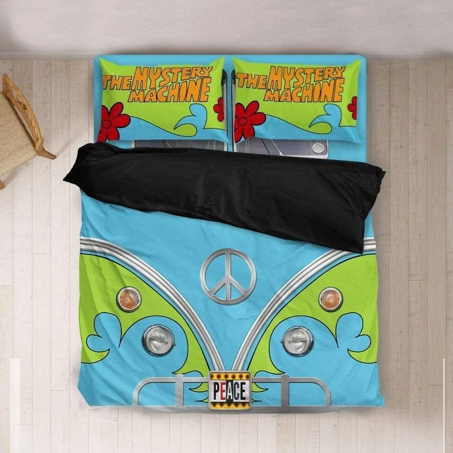 The mystety machine hippie van custom bedding set - Usalast