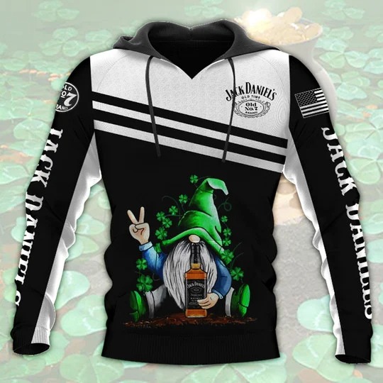 Jack Daniel's st patrick days 3d hoodie - Dnstyles