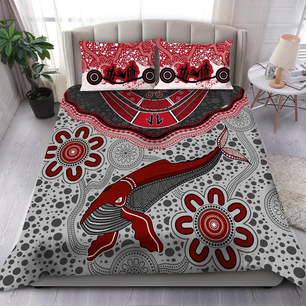 NRL St. George Illawarra Dragons Indigenous Bedding Set - Teasearch3d