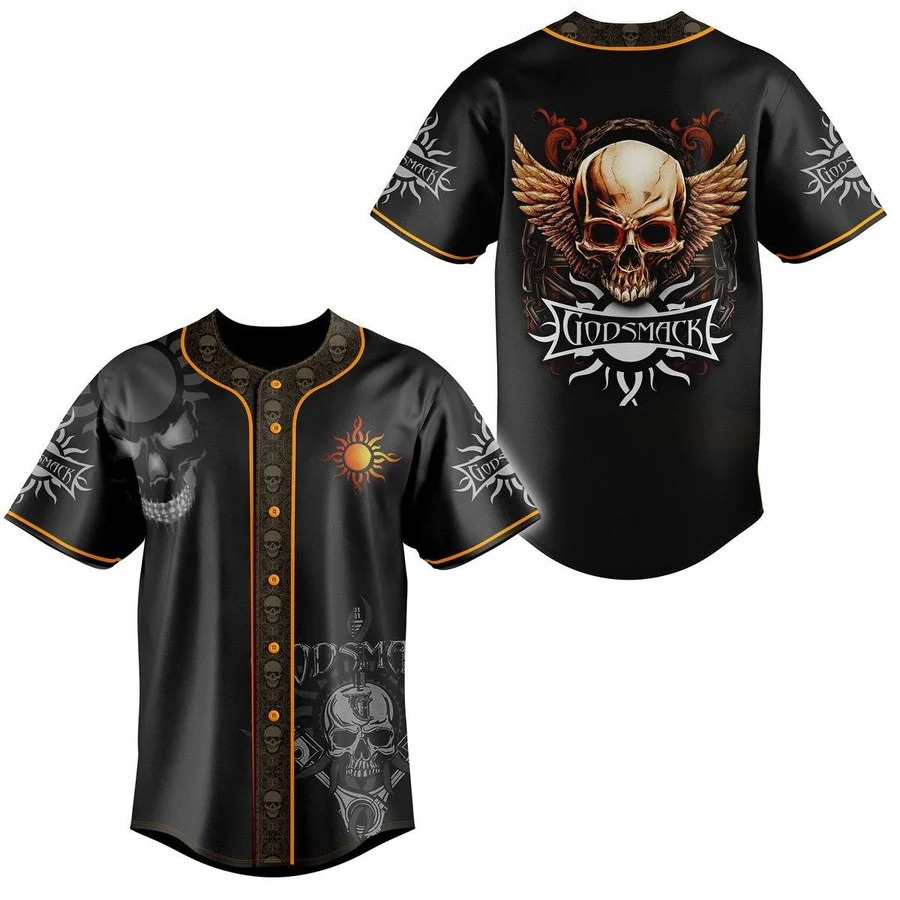 Godsmack Baseball Jersey Shirt - Teasearch3d