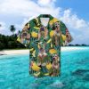 Soft Coated Wheaten Terrier Dog Banana Tropical Hawaiian Shirt