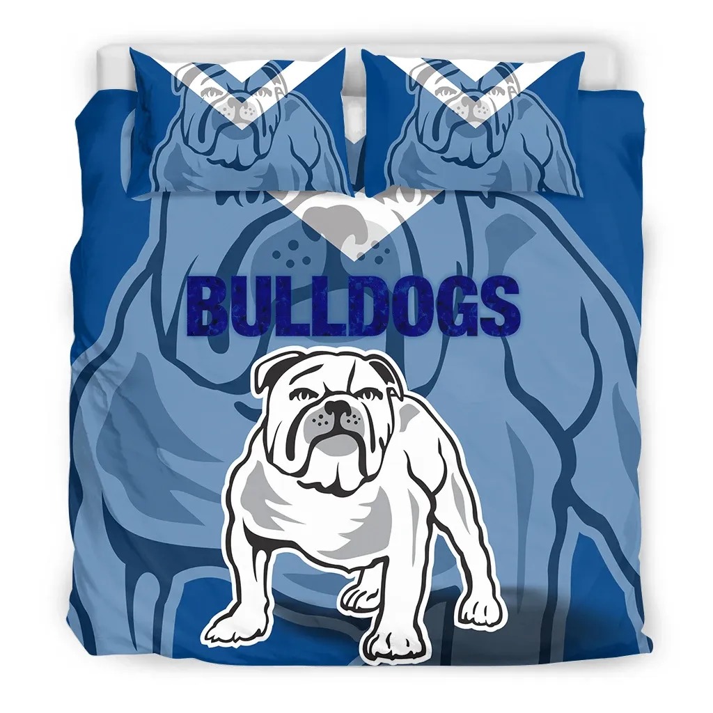 NRL Canterbury-Bankstown Bulldogs Bedding Set - Teasearch3d