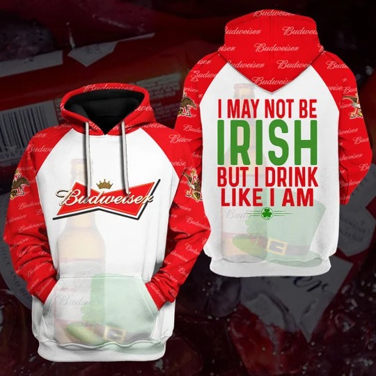 Budweiser st patrick days 3d hoodie - Dnstyles