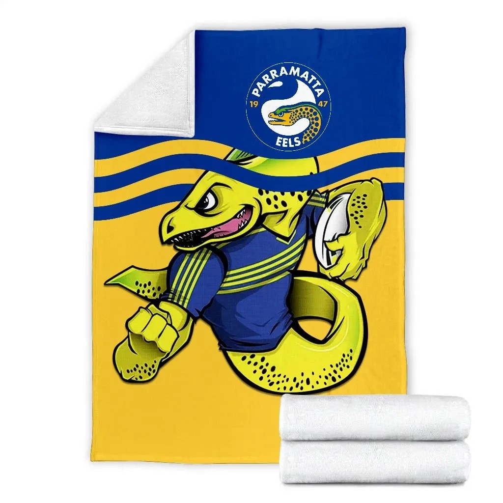 NRL Parramatta Eels Fleece Blanket - Teasearch3d