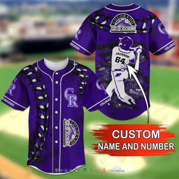 Colorado Rockies MLB Personalized Baseball Jersey Shirt