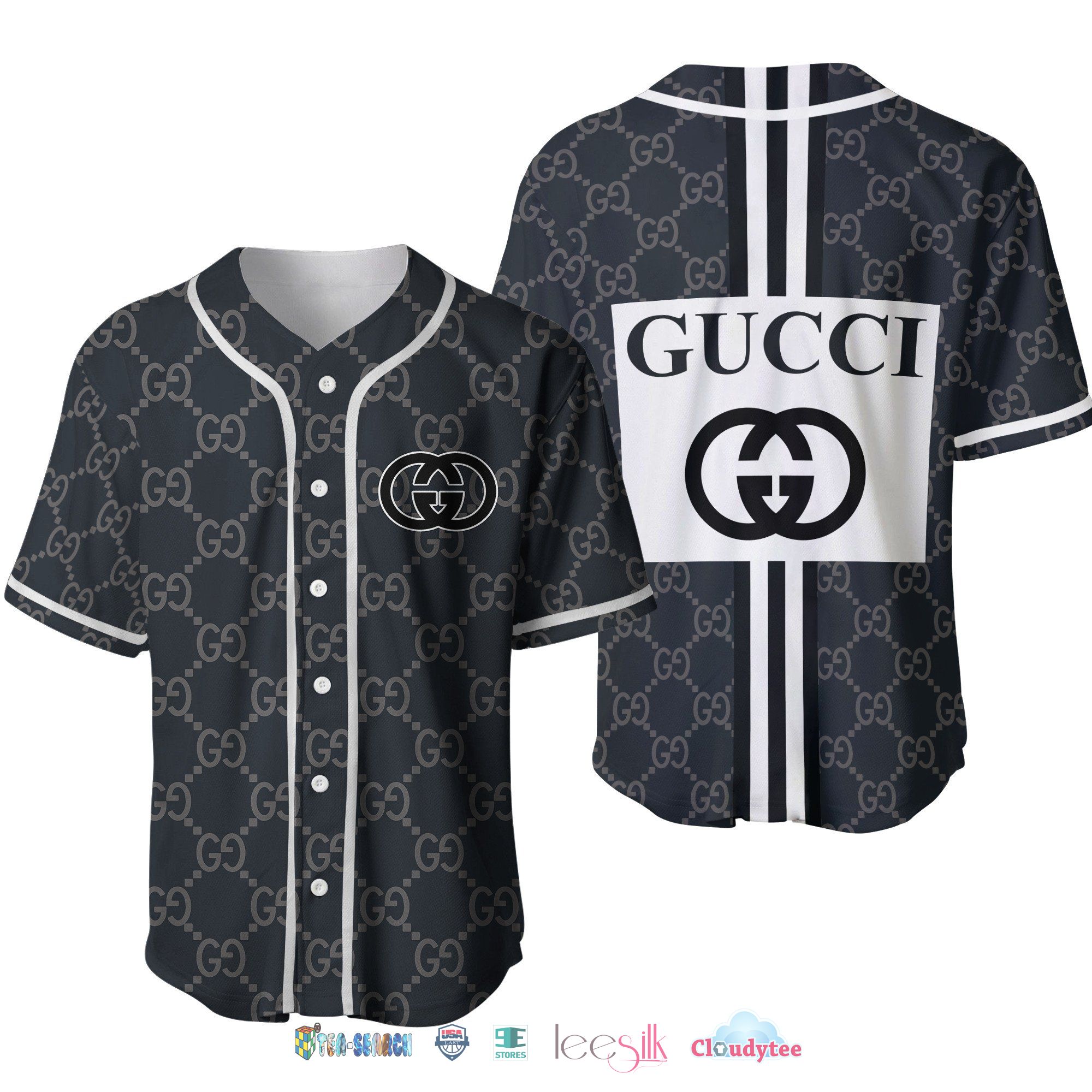 Gucci Luxury 3D Baseball Jersey Shirt