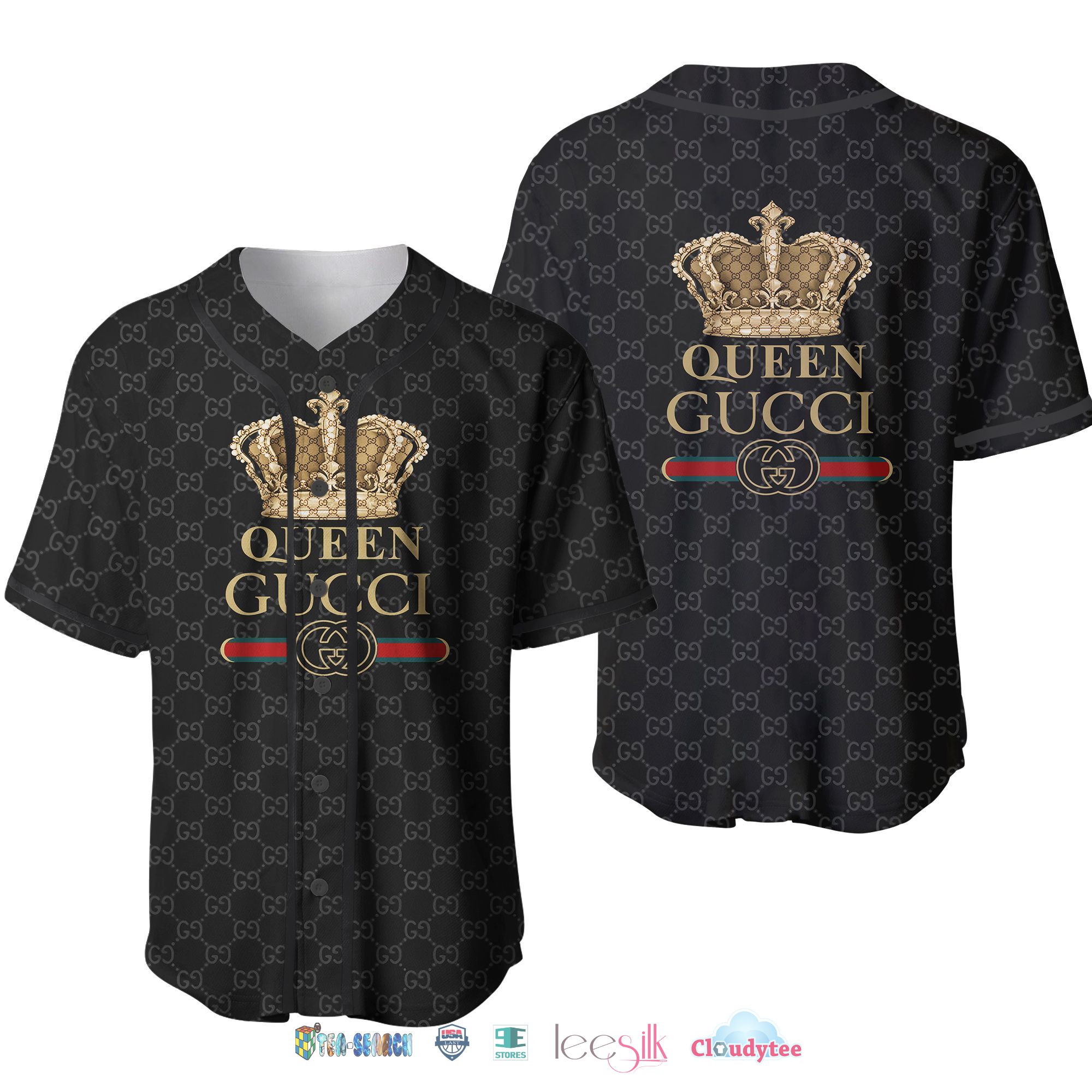 Queen Gucci Baseball Jersey Shirt