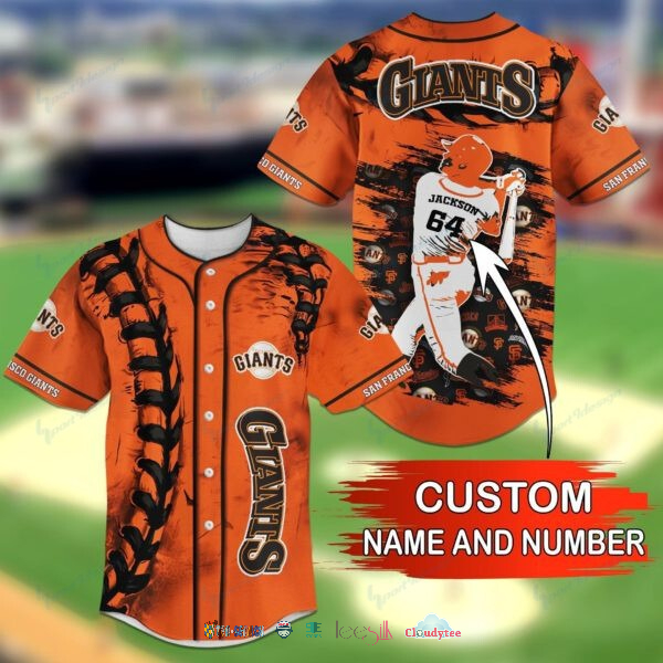 San Francisco Giants MLB Personalized Baseball Jersey Shirt