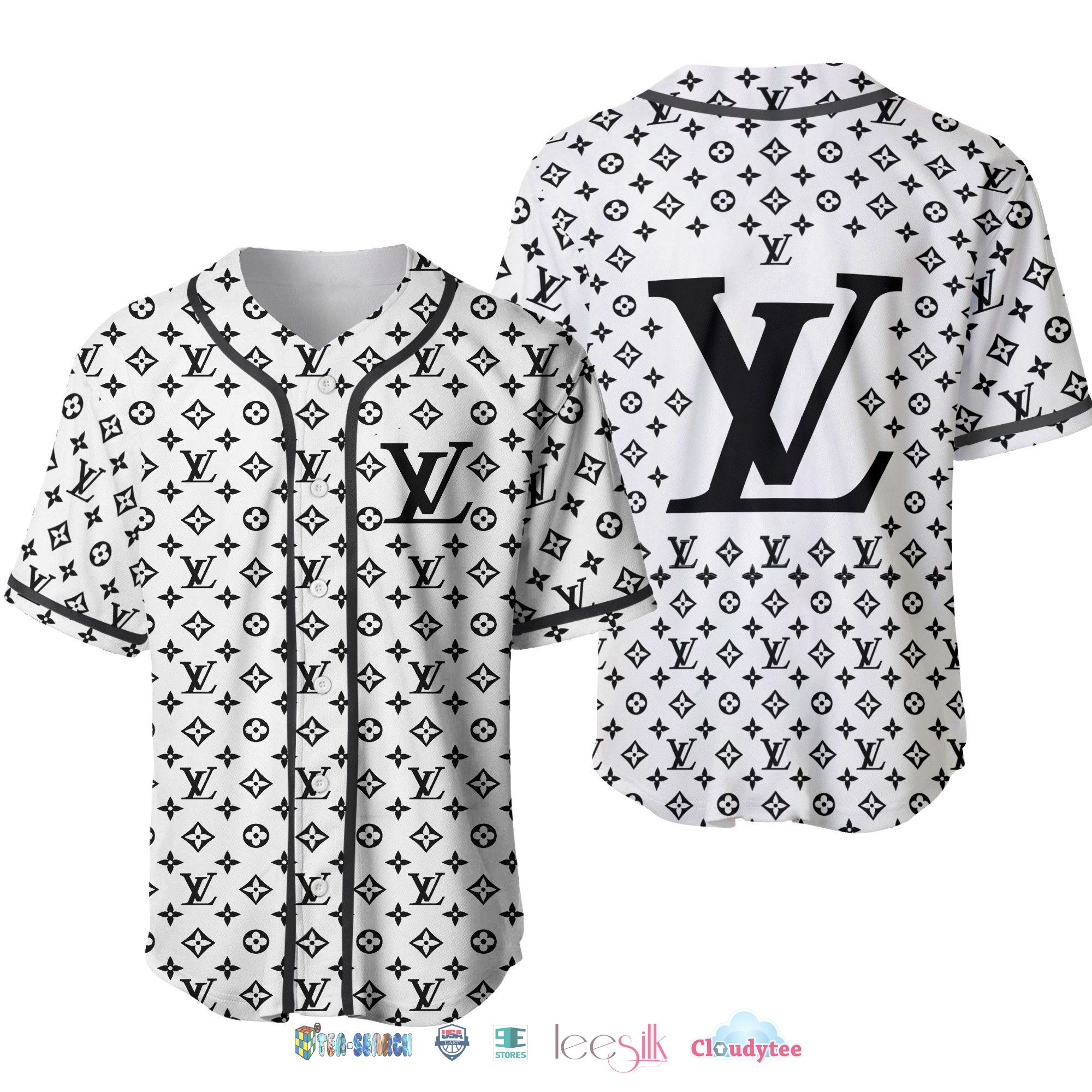 Louis Vuitton 3D Baseball Jersey Shirt