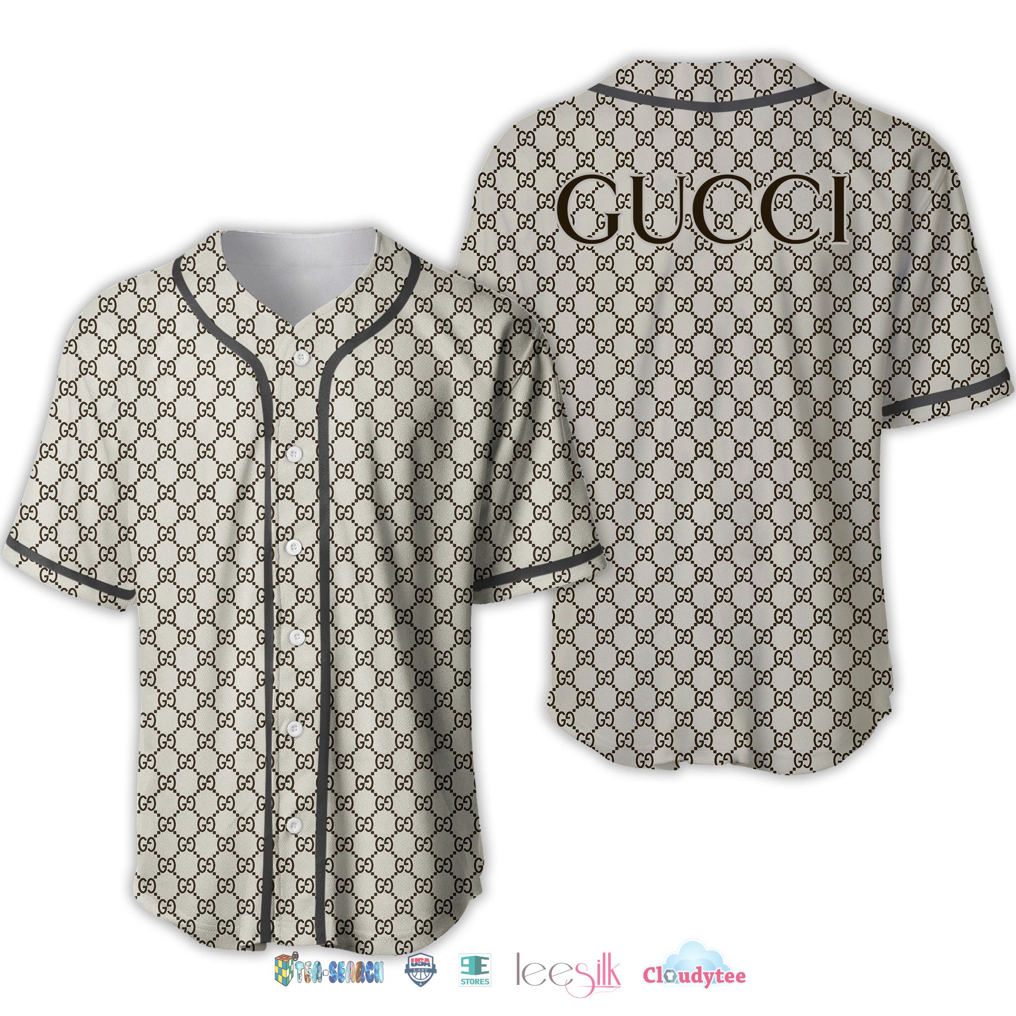 Gucci 3D Baseball Jersey Shirt