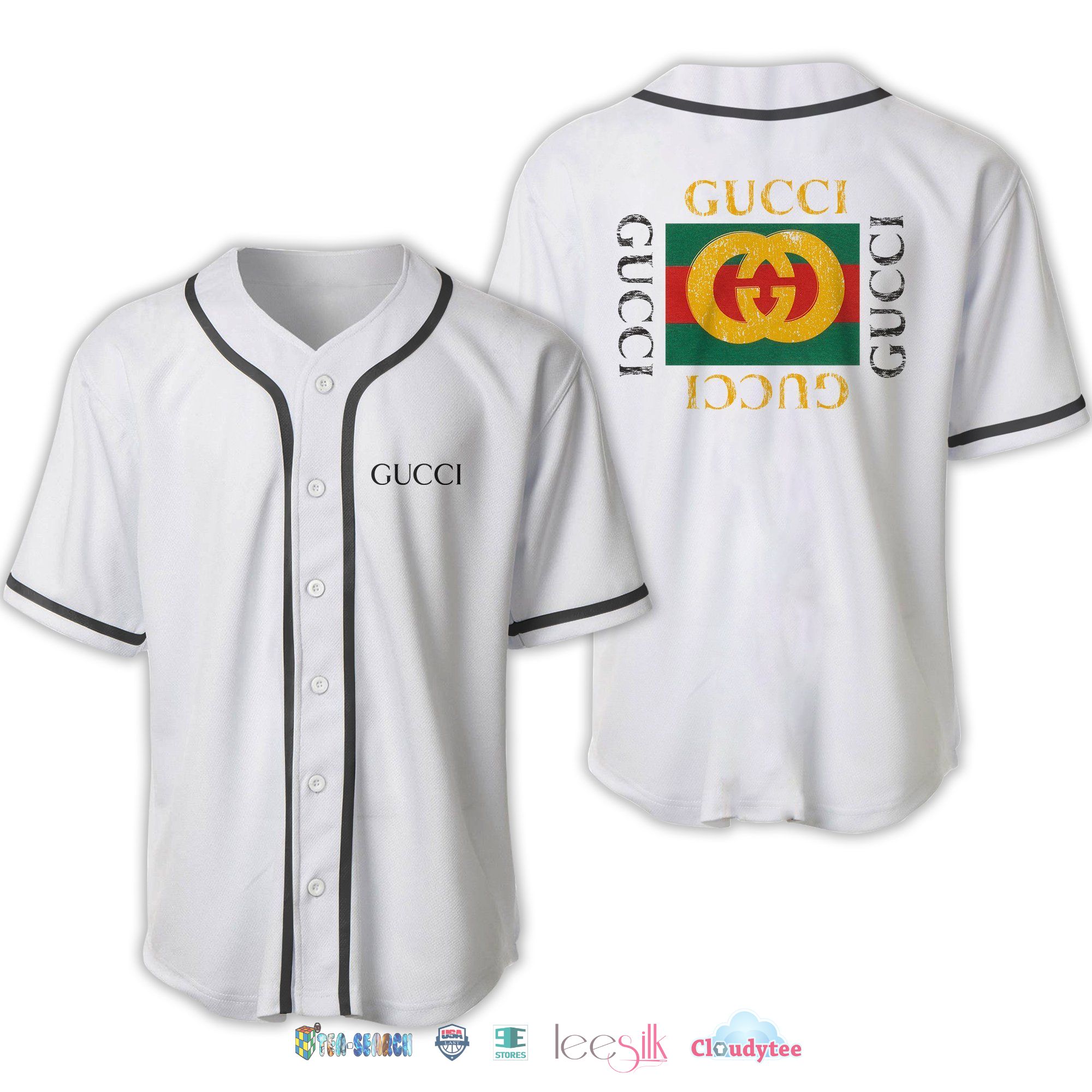 Gucci Luxury Fashion Baseball Jersey Shirt