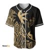 Guam Coconut palm Gold tropical polynesians Baseball Jersey - Dnstyles