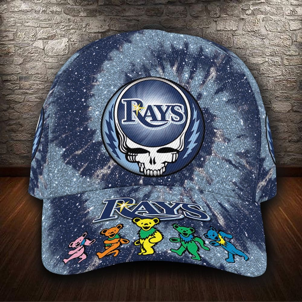 Tampa Bay Rays And Grateful Dead Band Baseball Classic Cap - Teasearch3d