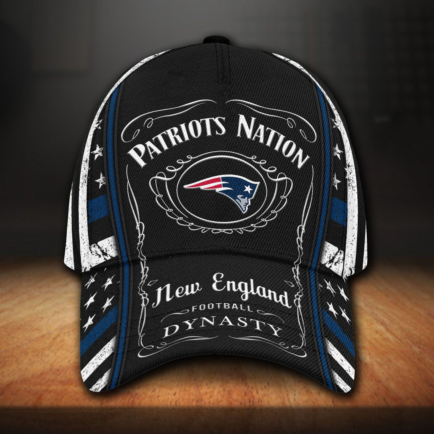 New England Patriots And Jack Daniel Baseball Classic Cap - Teasearch3d