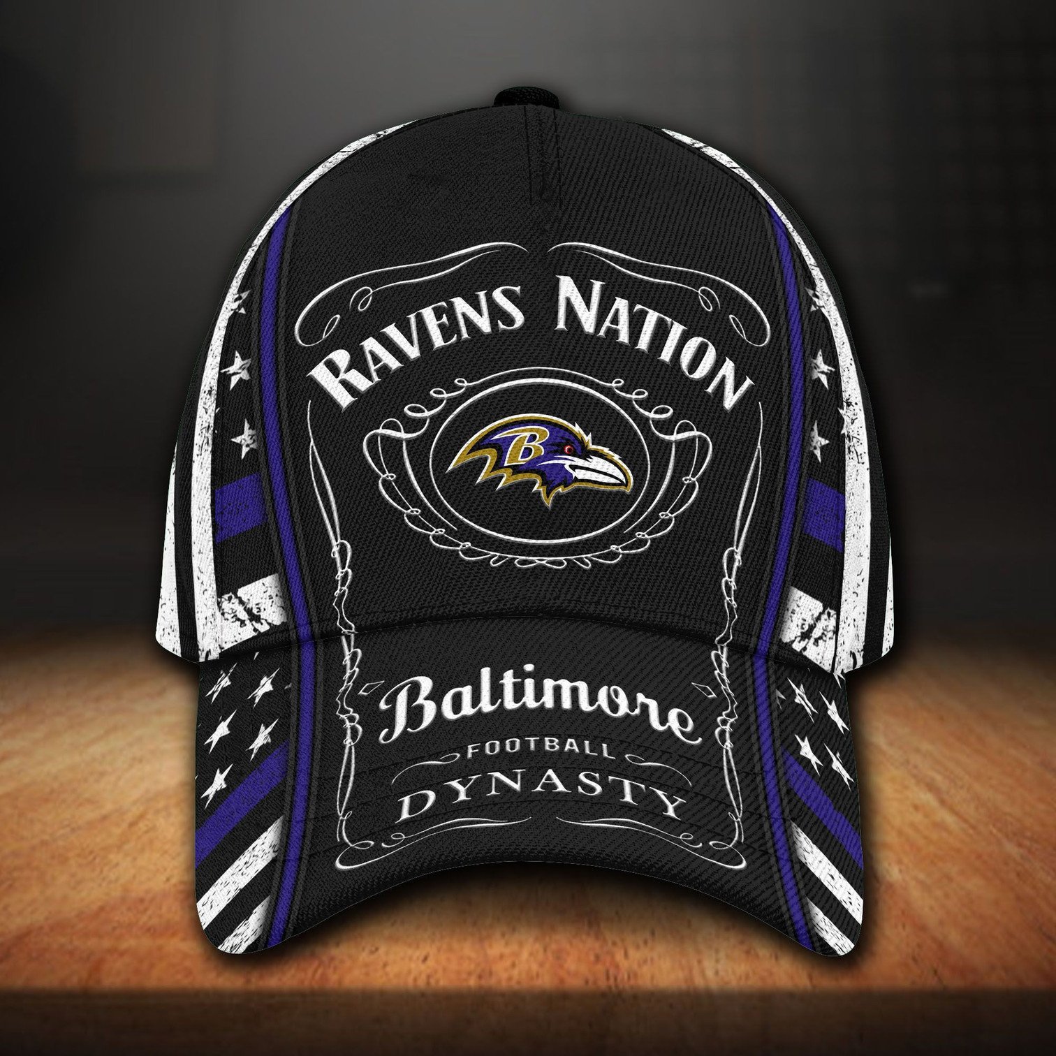 Baltimore Ravens And Jack Daniel Baseball Classic Cap - Teasearch3d