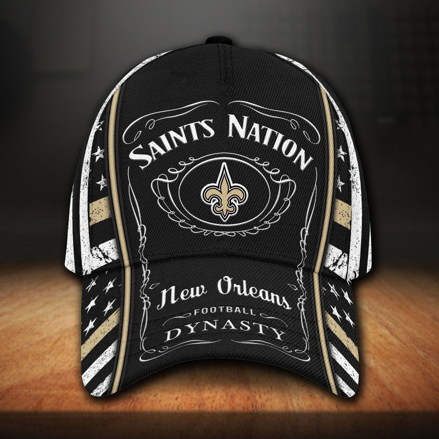 New Orleans Saints And Jack Daniel Baseball Classic Cap - Teasearch3d