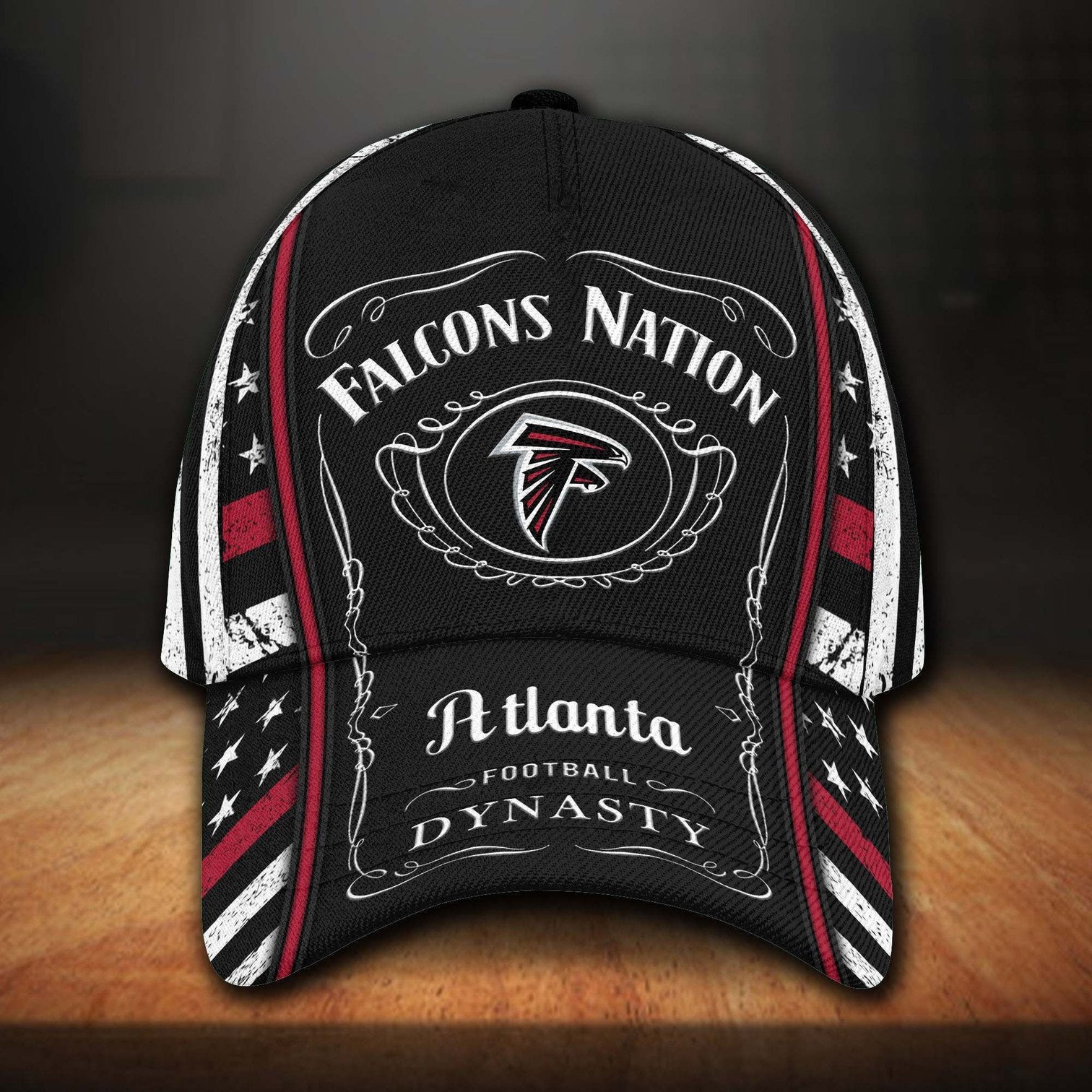 Atlanta Falcons And Jack Daniel Baseball Classic Cap - Teasearch3d