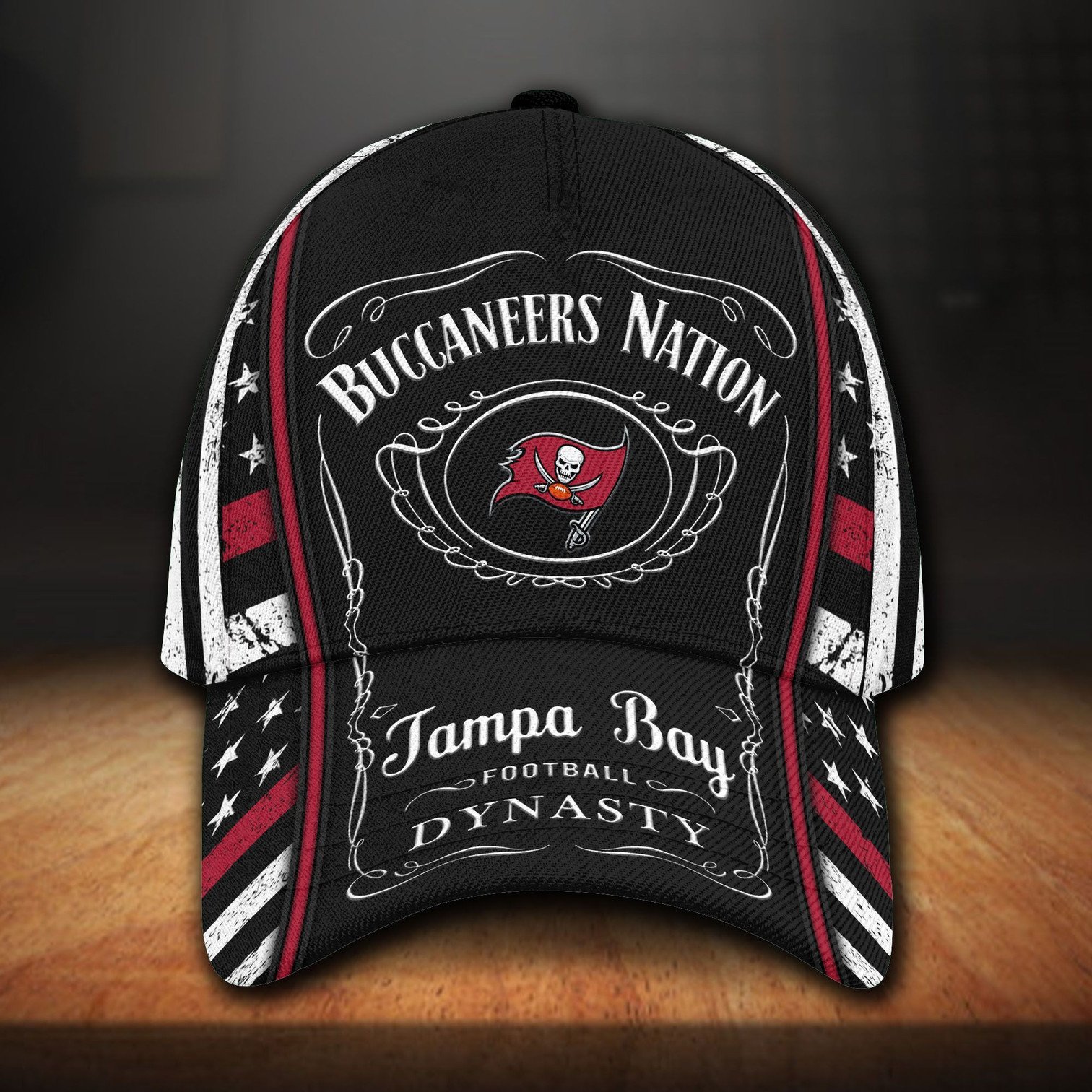 Tampa Bay Buccaneers And Jack Daniel Baseball Classic Cap - Teasearch3d