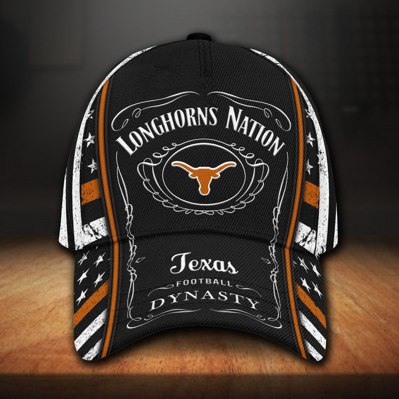 Texas Longhorns And Jack Daniel Baseball Classic Cap - Teasearch3d