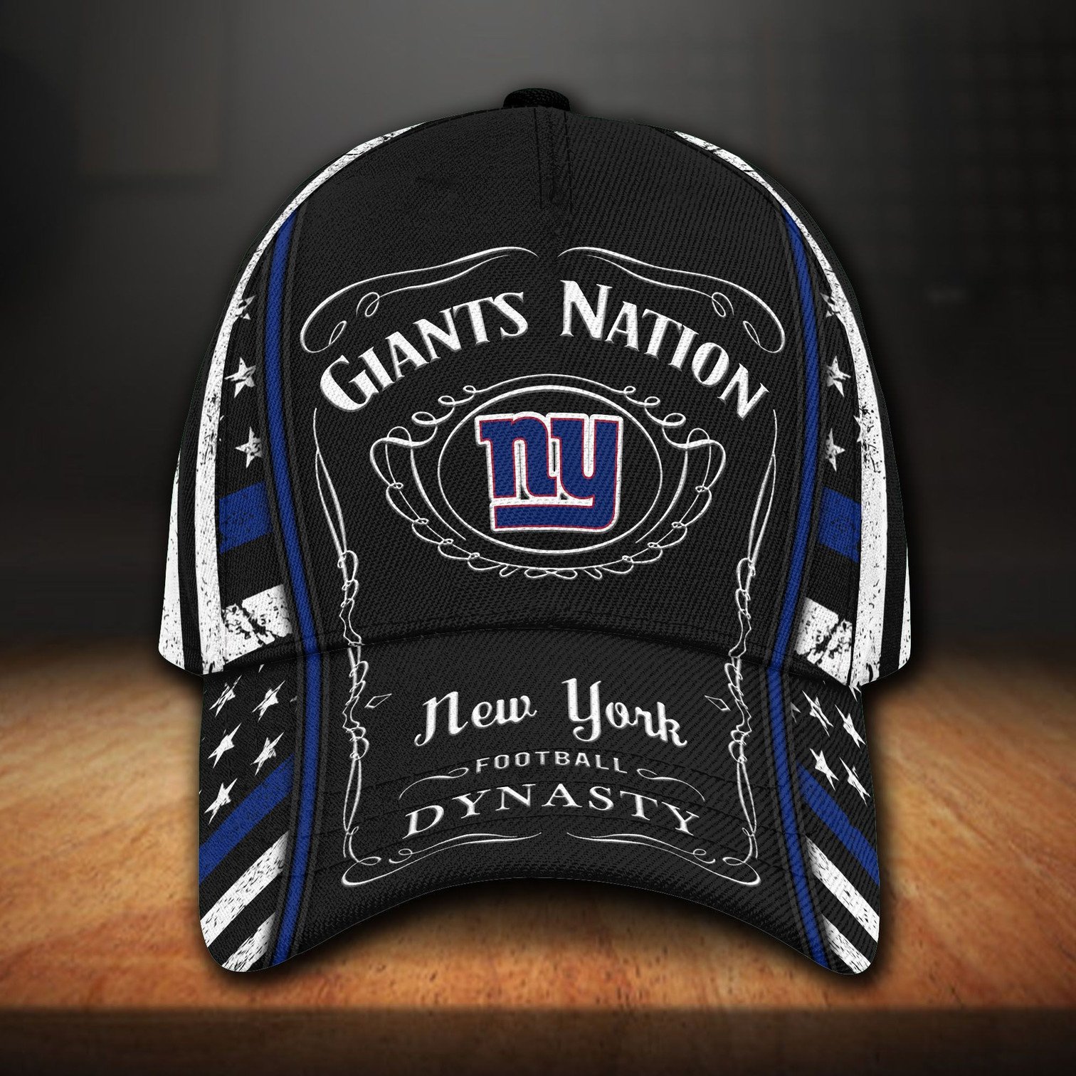 New York Giants And Jack Daniel Baseball Classic Cap - Teasearch3d