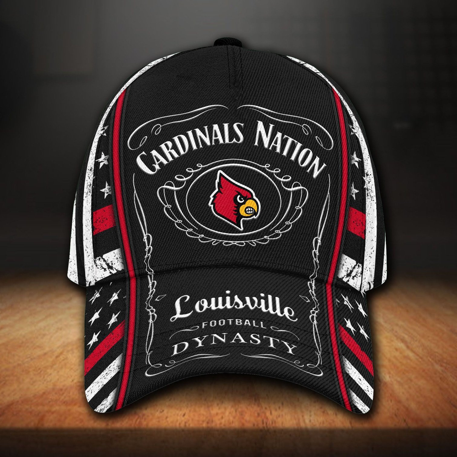 Louisville Cardinals And Jack Daniel Baseball Classic Cap - Teasearch3d