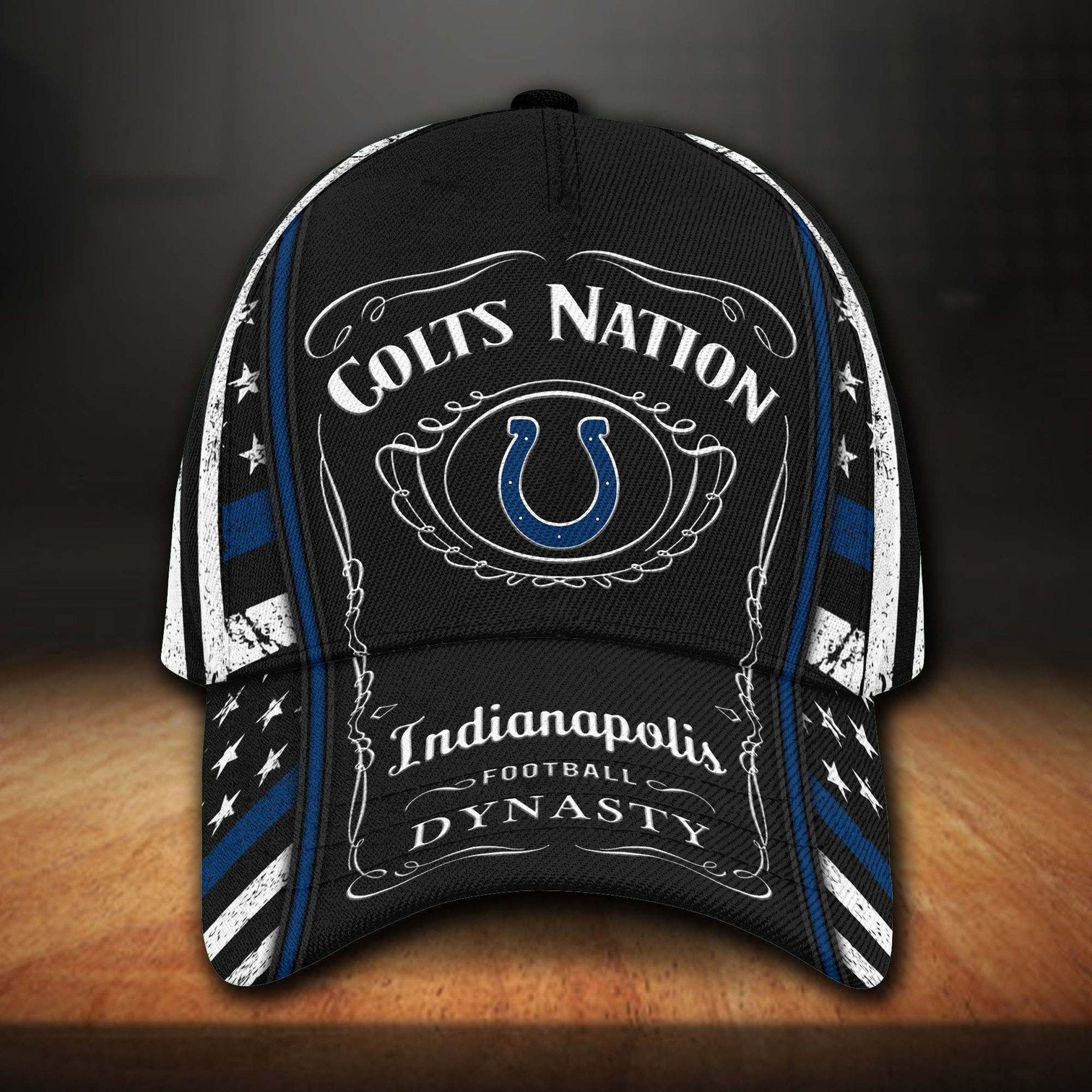 Indianapolis Colts And Jack Daniel Baseball Classic Cap - Teasearch3d