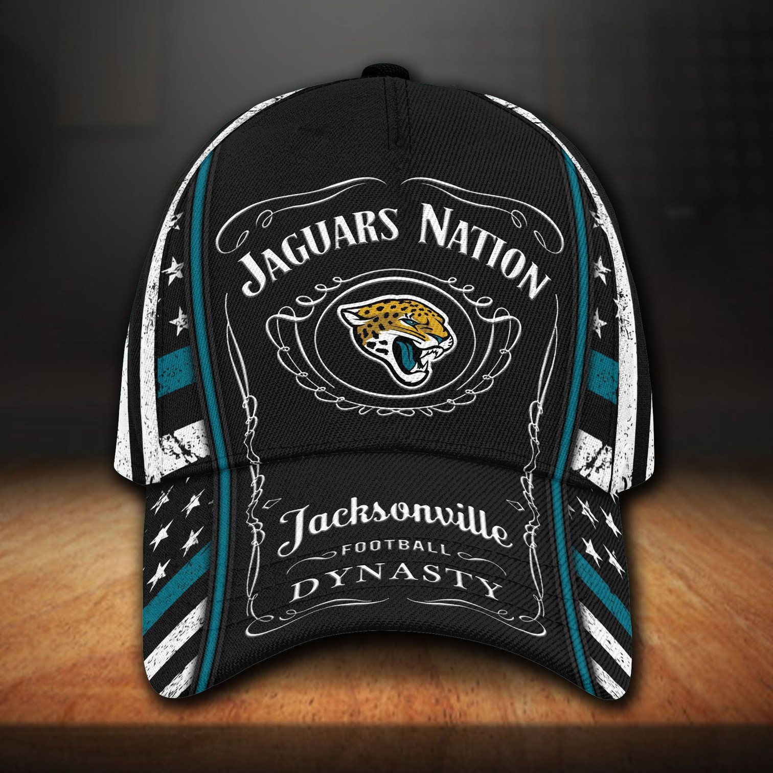 Jacksonville Jaguars And Jack Daniel Baseball Classic Cap - Teasearch3d