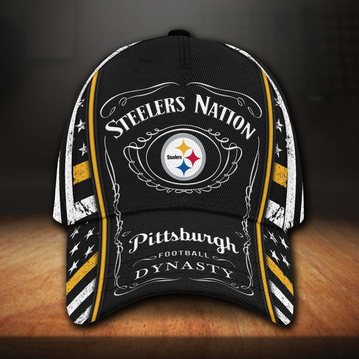 Pittsburgh Steelers And Jack Daniel Baseball Classic Cap - Teasearch3d