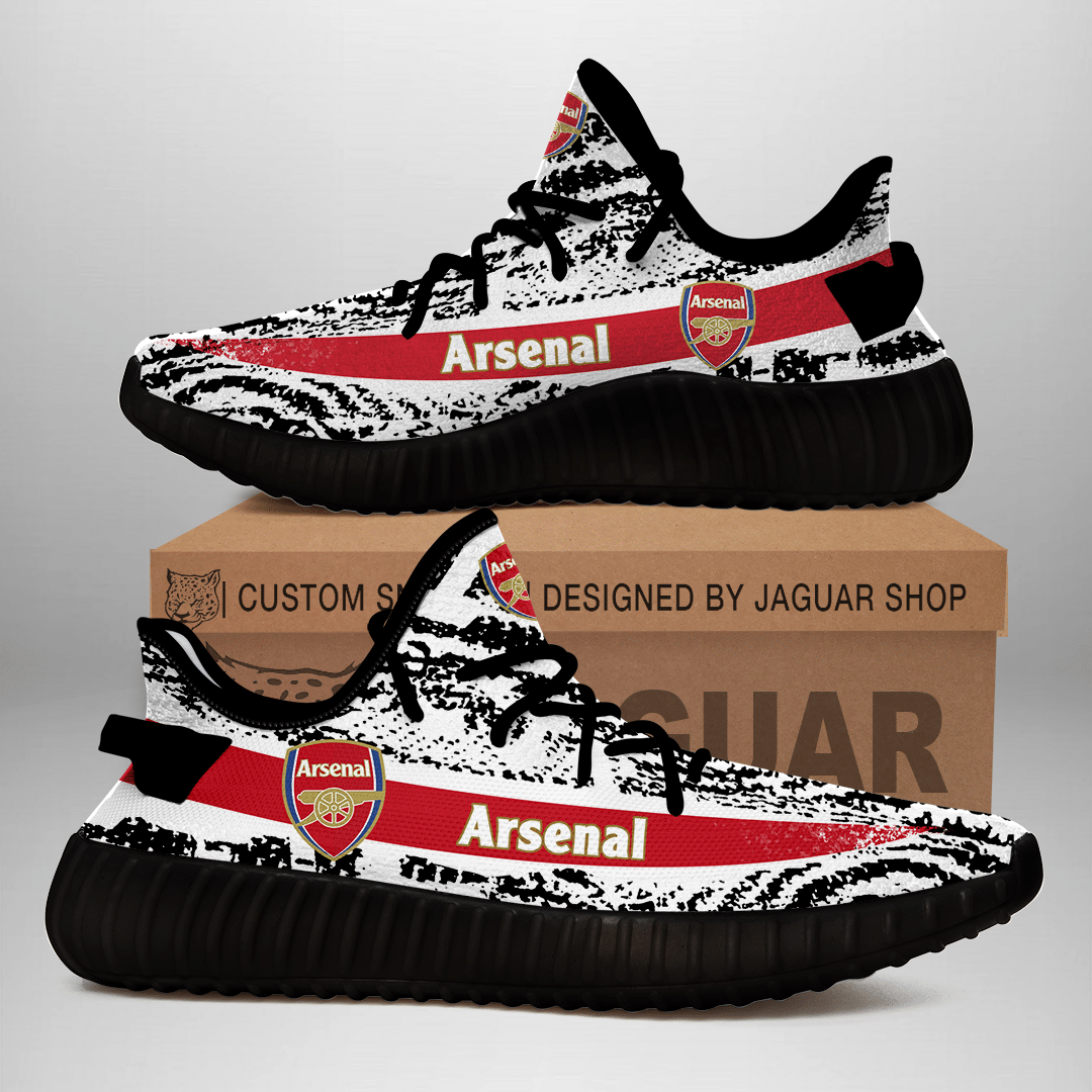 Arsenal F.C Custom Yeezy Sneaker - Teasearch3d