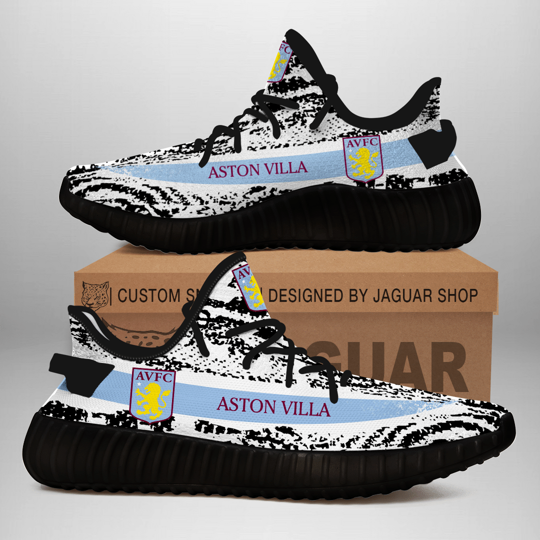 Aston Villa F.C Custom Yeezy Sneaker - Teasearch3d