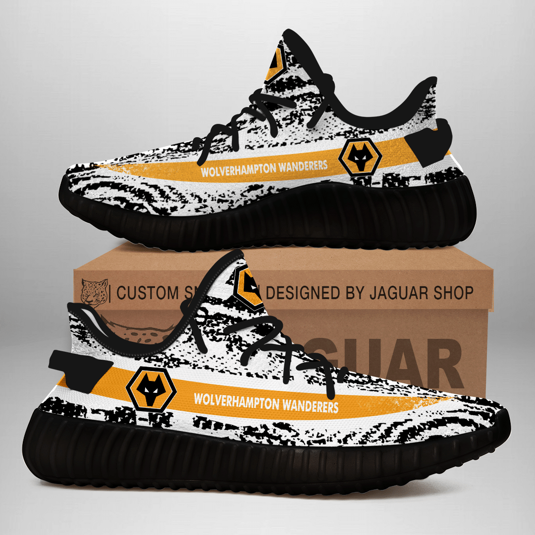 Wolverhampton Wanderers F.C Custom Yeezy Sneaker - Teasearch3d