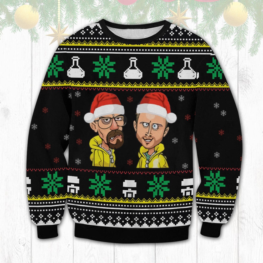 Breaking Bad Ugly Christmas Sweater - Teasearch3d