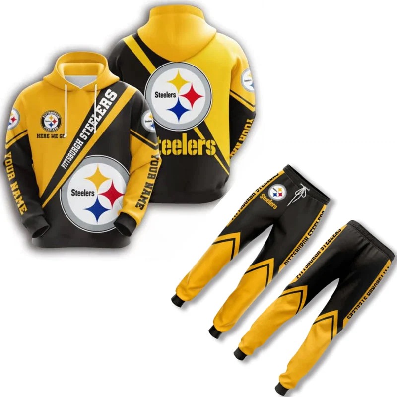 NFL Pittsburgh Steelers Outfit Hoodie and Pants