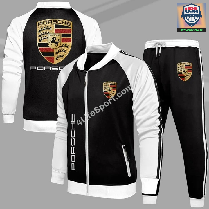 Porsche Premium Sport Tracksuits 2 Piece Set